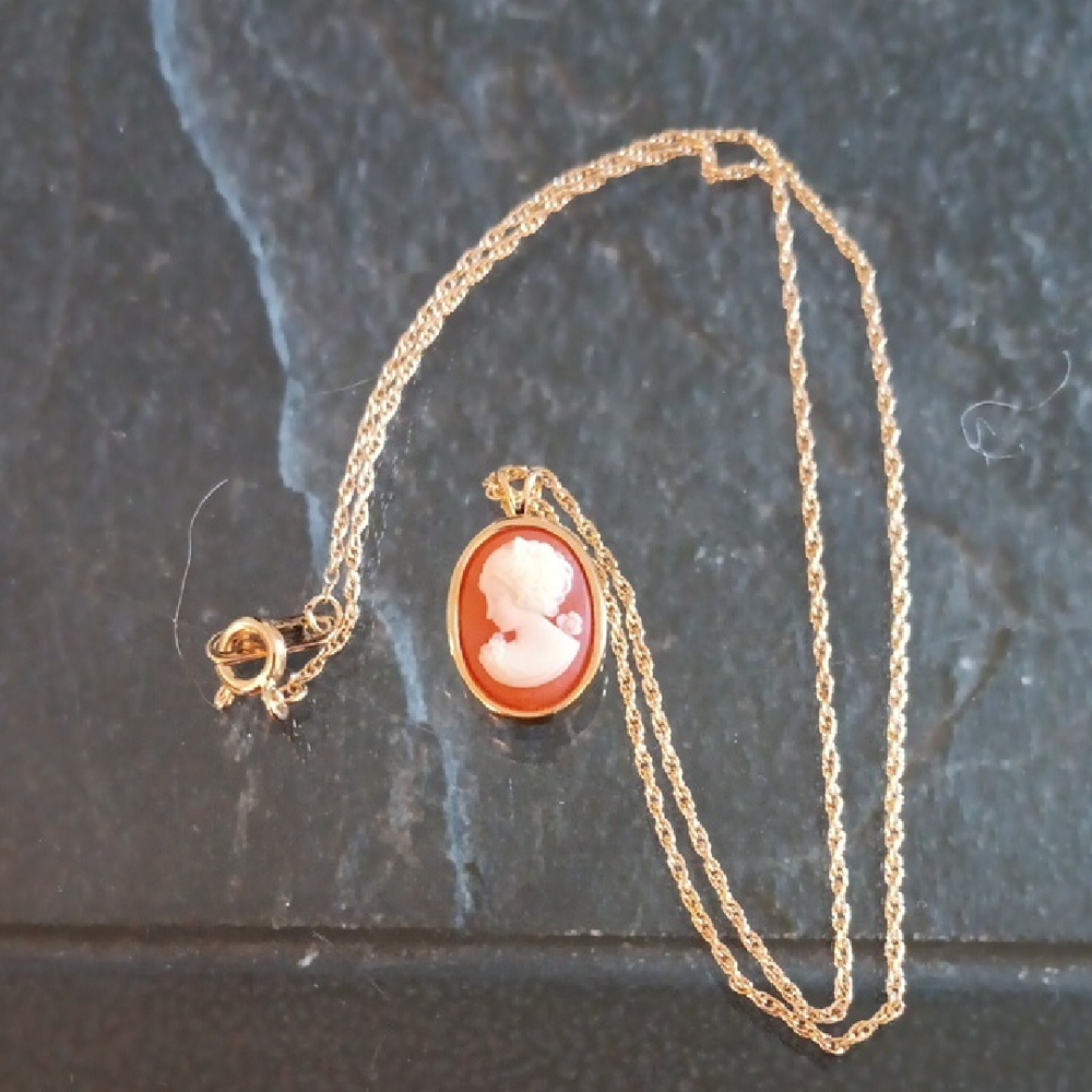 Hallmark Cards Cameo Necklace